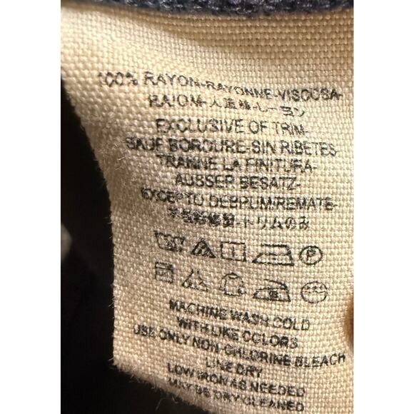 Free People Navy Blue Boho Sleeveless Swing Dress, Rayon Medallion Print, Large - Picture 8 of 10